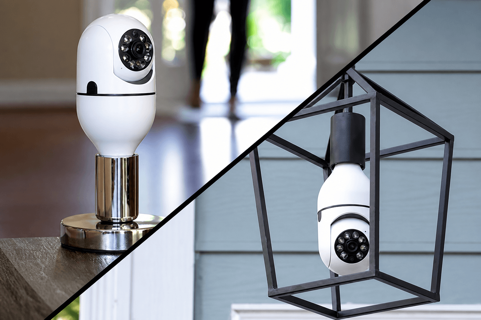 Sight Bulb installed and monitoring an outdoor area
